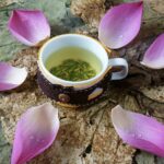 Органический сушеный Чай из семян Лотоса от Стресса и Невроза Lotus core Tea