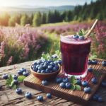 Органический порошок Черники для поддержки Зрения Blueberry powder
