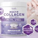 Мультиколлагеновые пептиды (3 вида коллагеновых пептидов) с жемчужным порошком Tomin Multi Collagen Peptides with Peal Shell