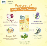 Наклейки Формула от кашля и простуды Happy Noz Anti Cough — изображение 3