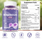 Комплекс с Магнием для улучшения памяти и хорошего сна Magnesium Glycinate Gummy Omilay — изображение 4