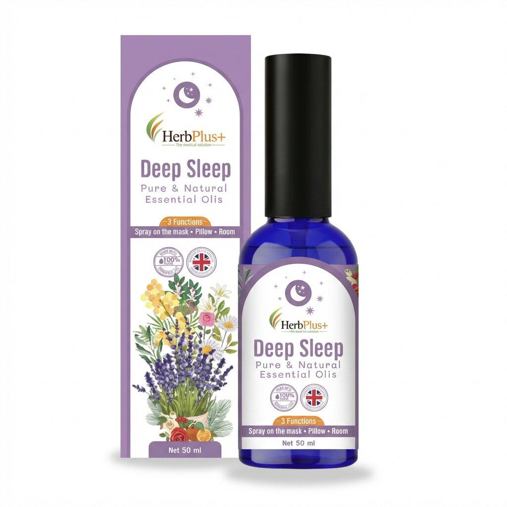 Спрей для подушки «Глубокий сон» Herbplus (AI main) Спрей для подушки «Глубокий сон» Herbplus — изображение 1