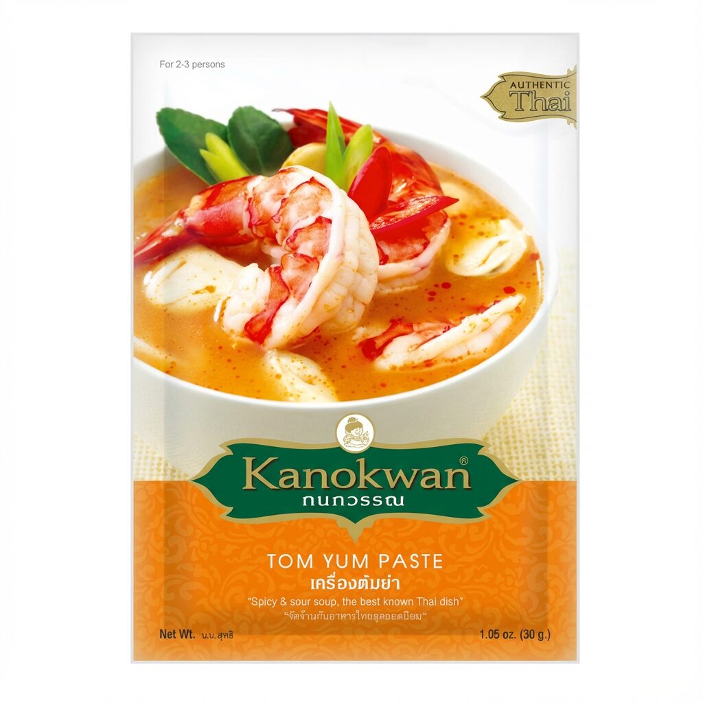 Острая Паста Том Ям для тайского супа Канокван Tom yum paste (AI main) Острая Паста Том Ям для тайского супа Канокван Tom yum paste — изображение 1