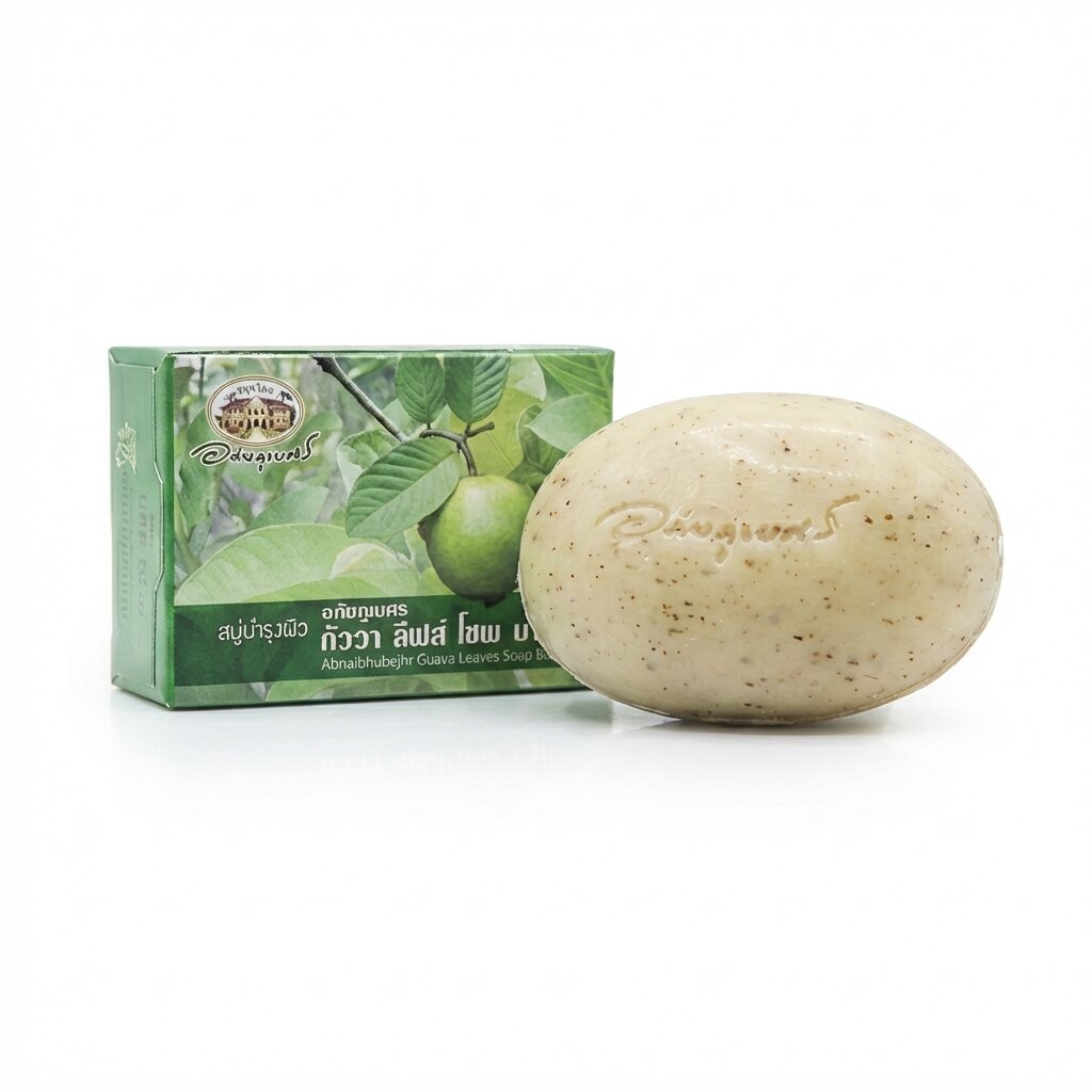 Мыло с Гуавой гипоаллергенное Guava Leaves Soap Abhaibhubejhr (AI main) Мыло с Гуавой гипоаллергенное Guava Leaves Soap Abhaibhubejhr — изображение 1