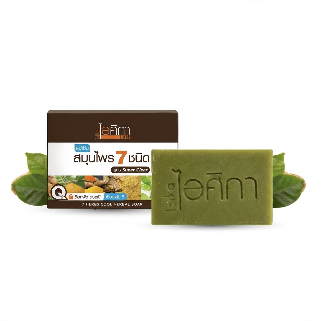 Мыло 7 трав HERBAL SOAP Supaporn (AI main) Мыло 7 трав HERBAL SOAP Supaporn — изображение 1