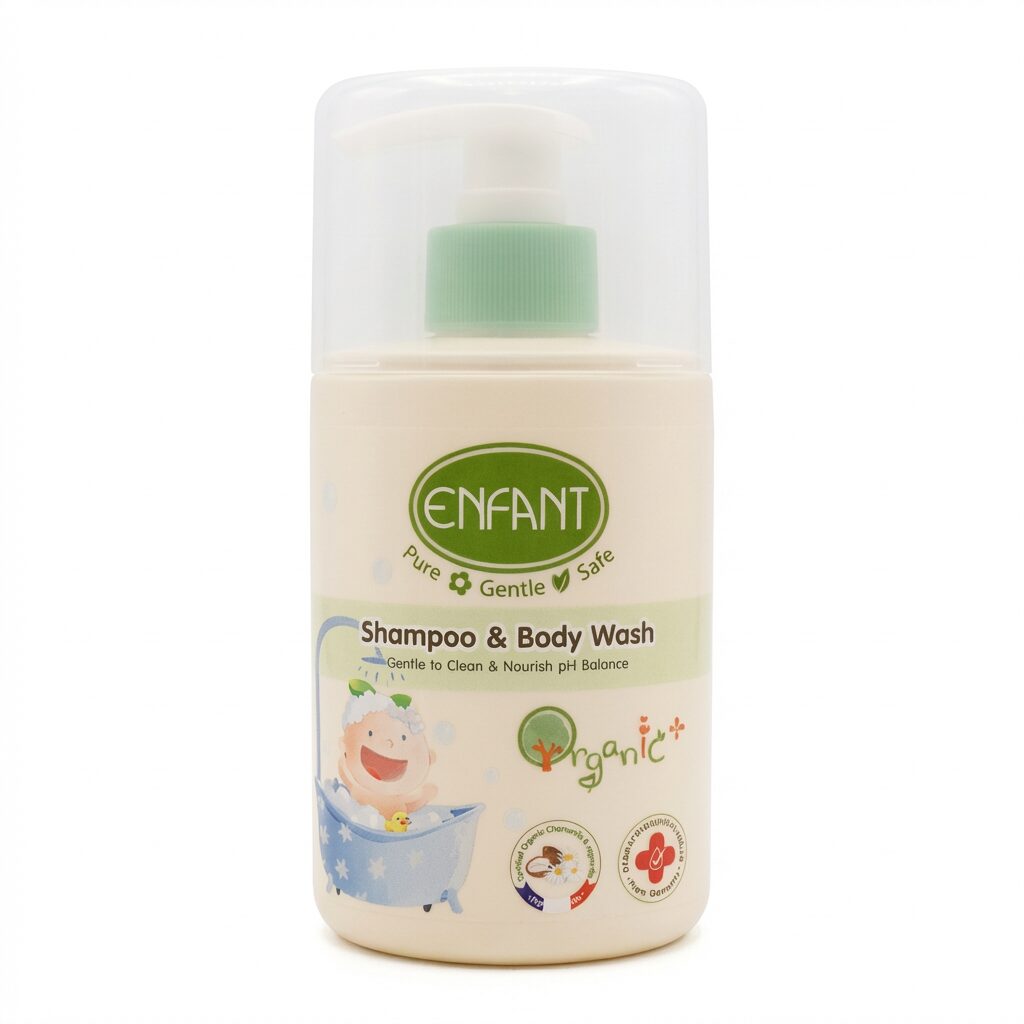 Organic Plus — это шампунь и гель для душа 2-в-1, подходящий для новорожденных и детей старшего возраста (AI main) Organic Plus — это шампунь и гель для душа 2-в-1, подходящий для новорожденных и детей старшего возраста — изображение 1