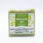 Натуральное мыло-скраб из моринги для деликатного обновления и питания кожи