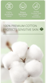 Гигиенические прокладки из хлопка ночные Purcotton MaxGuard — изображение 3