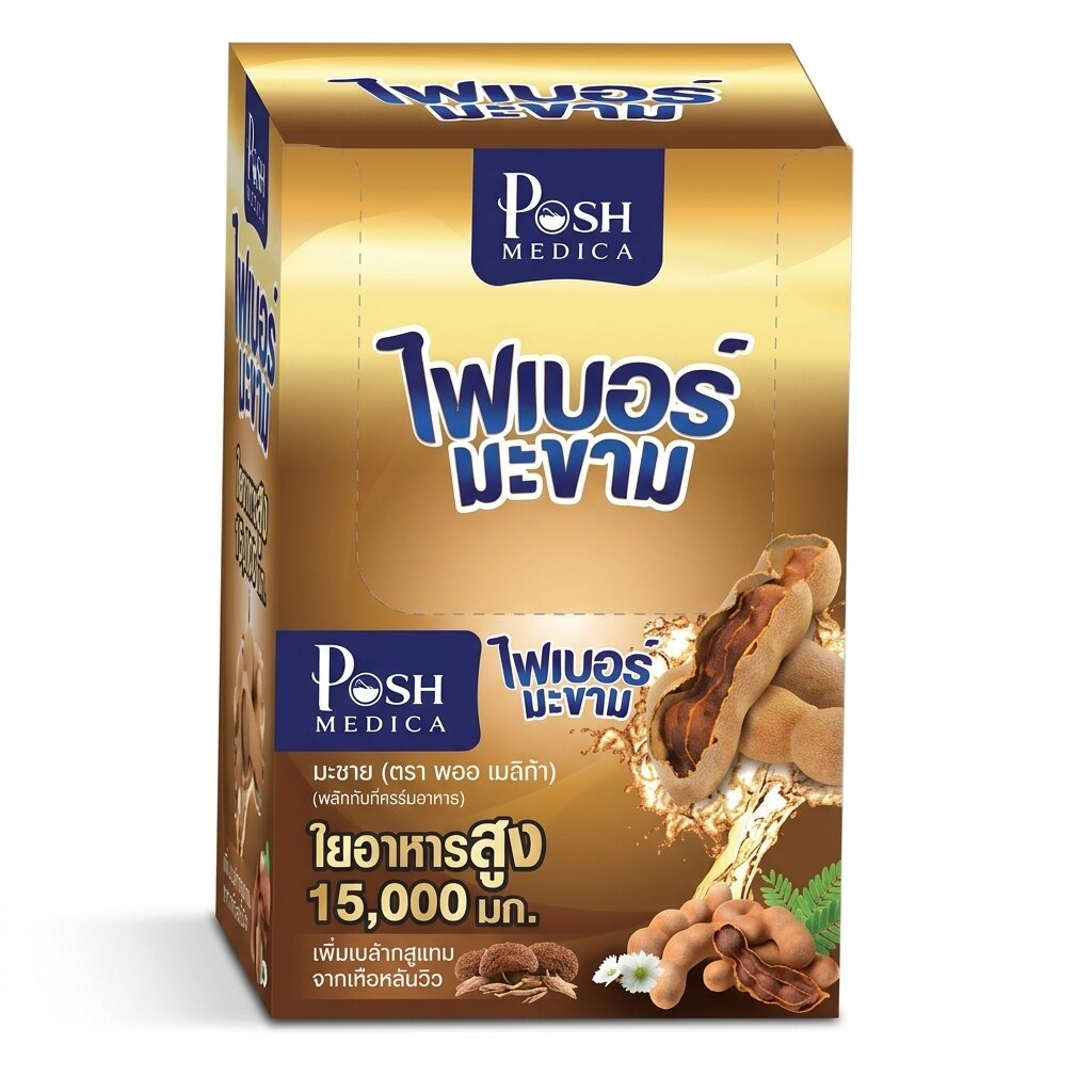 Детокс напиток с клетчаткой Posh Medica Fiber (AI main) Детокс напиток с клетчаткой разные вкусы Posh Medica Fiber — изображение 1