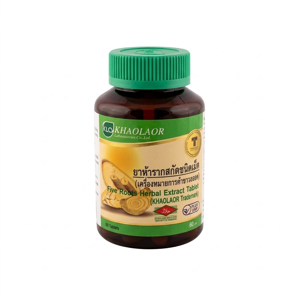Экстракт корня Кхао Ла-ор 5 (AI main) Экстракт 5 корней от простуды для снижения жара Khaolaor — изображение 1