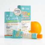 Солнцезащитный тональный DD крем с SPF 50 PA++Le'SKIN Silky Sunscreen DD Cream
