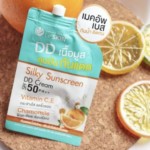 Солнцезащитный тональный DD крем с SPF 50 PA++Le'SKIN Silky Sunscreen DD Cream — изображение 6