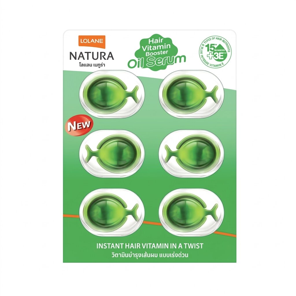 Восстанавливающая сыворотка- бустер для волос для глубокого питания и термозащиты Natura в капсулах (AI main) Восстанавливающая сыворотка- бустер для волос для глубокого питания и термозащиты Natura в капсулах — изображение 1