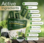 Детокс комплекс с хлорофиллом, кале, артишоком и люцерной Mi-Ne Daily Chlorophyll Plus — изображение 3