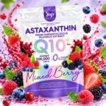 Питьевой Астаксантин с коэнзимом Q10 и ягодами для омоложения, энергии и защиты организма от стресса Joji — изображение 3