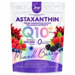 Питьевой Астаксантин с коэнзимом Q10 и ягодами для омоложения, энергии и защиты организма от стресса Joji